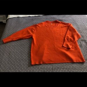 Free People Talk All Night Cashmere Sweater, Sz Lg